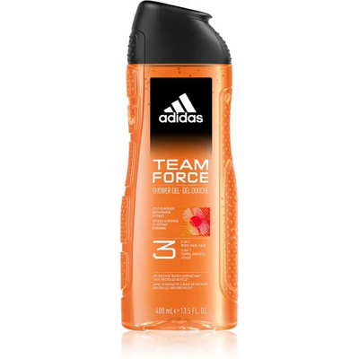 Гель для душа мужской 3в1 Adidas Team Force, 400мл 0000020 фото