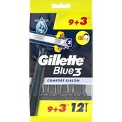 Бритва без змінних картриджів Gillette Blue 3 Comfort Slalom 12шт odn-00001 фото